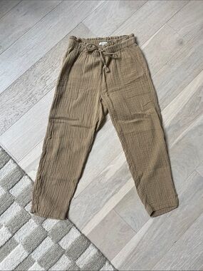 Madewell Ankle Beach Pant, Tan, XXS